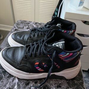 Converse Adult Black and Design Sneakers